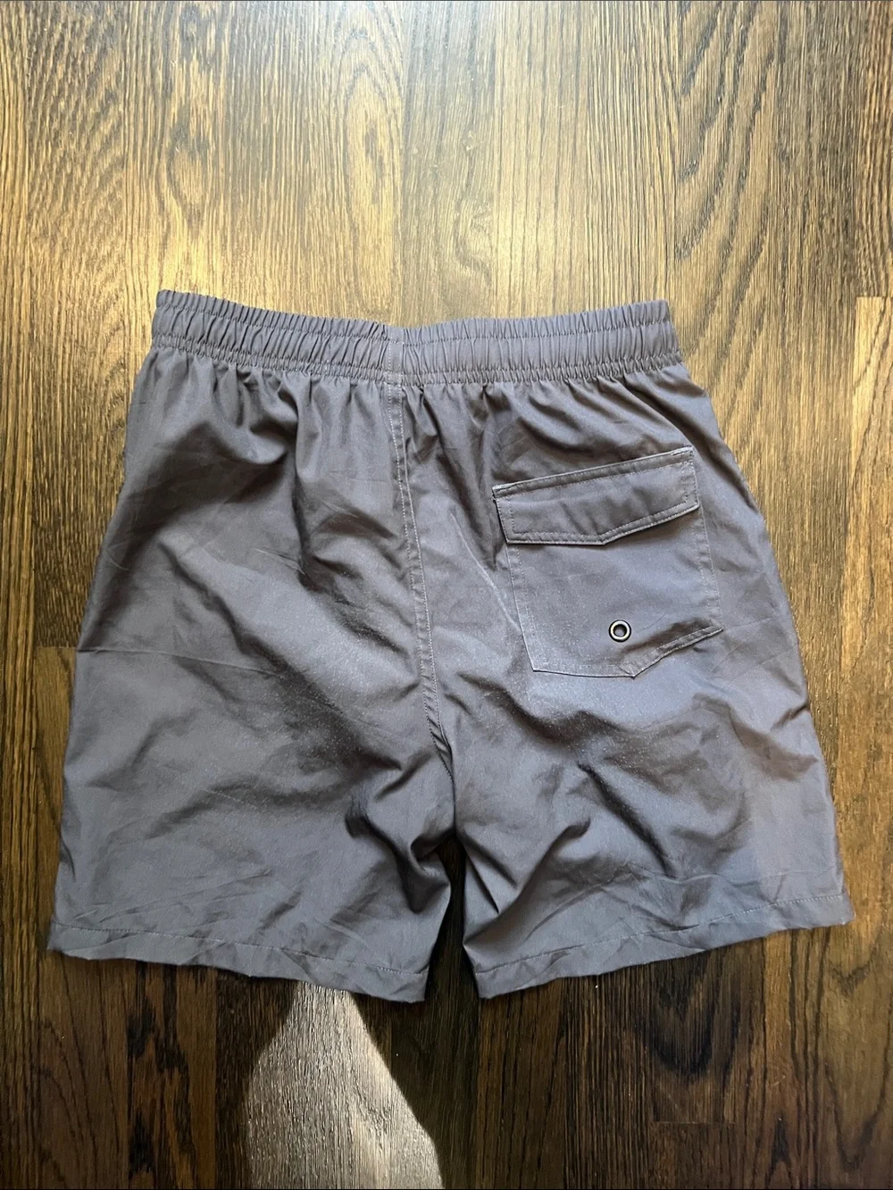 Boys Drawstring Shorts Swim Trunks Swim Shorts Board Shorts Slate Gray | Large